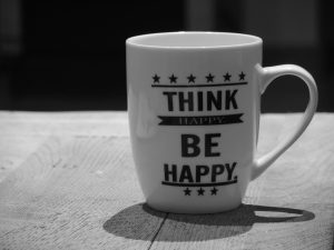 Pohár - Think happy be happy